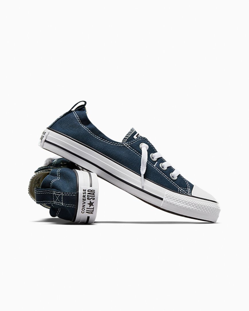 Pantofi Slip On Dama Converse Chuck Taylor All Star Shoreline Bleumarin | RO 0ZVPQ395